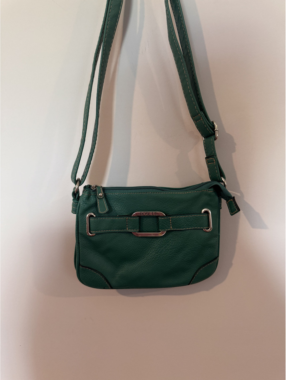 Y2K Green Rosetti Crossbody Bag